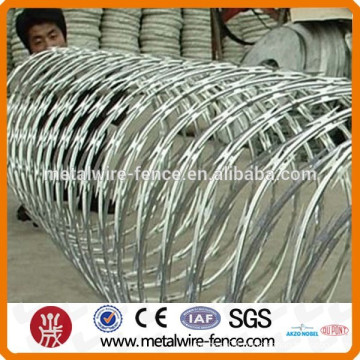 Galvanized RAZOR WIRE BTO 28